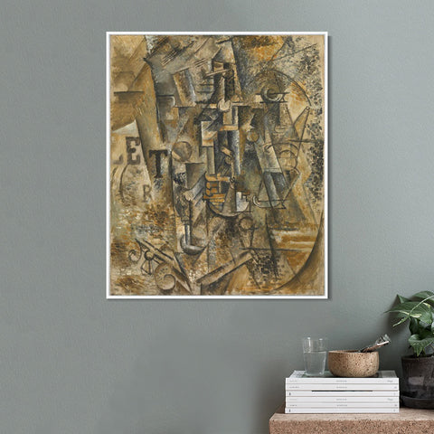 INVIN ART Framed Canvas Giclee Print Art Untitled by Pablo Picasso Wall Art Living Room Home Office Decorations
