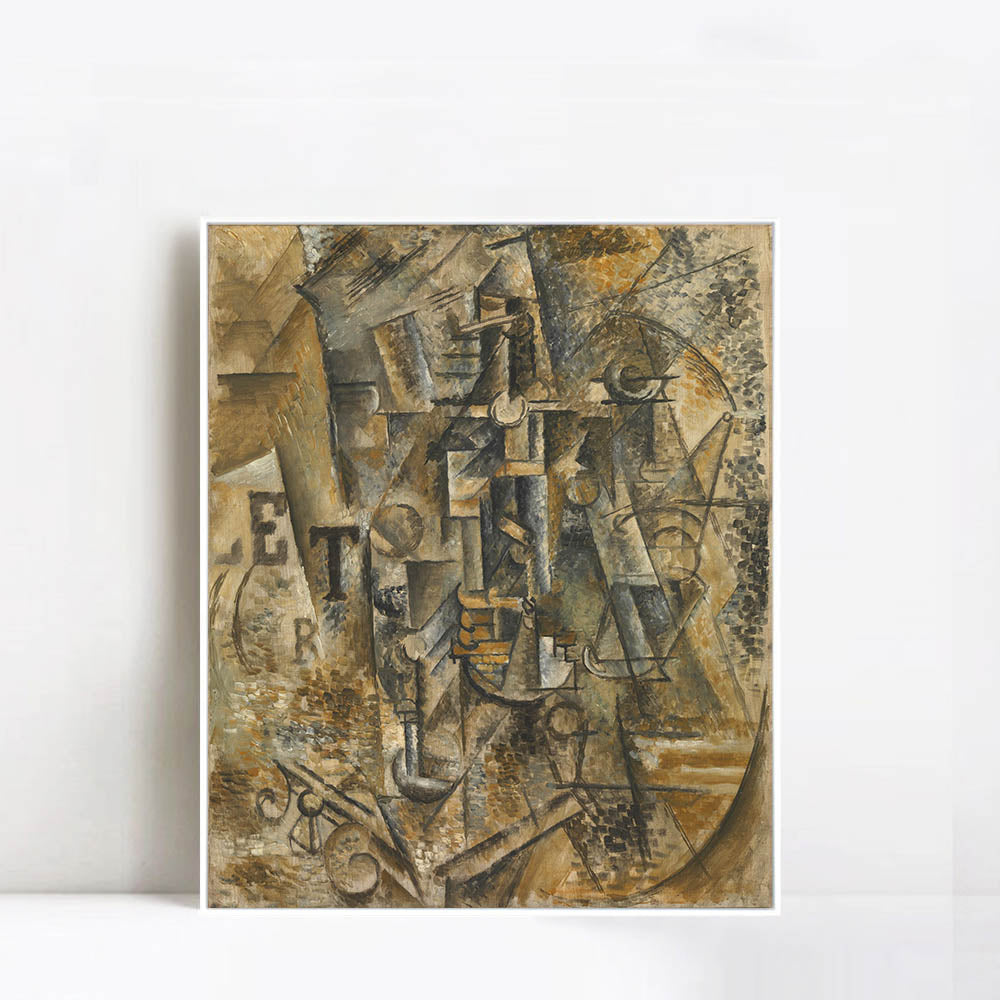 INVIN ART Framed Canvas Giclee Print Art Untitled by Pablo Picasso Wall Art Living Room Home Office Decorations