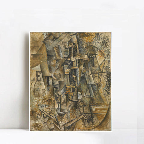 INVIN ART Framed Canvas Giclee Print Art Untitled by Pablo Picasso Wall Art Living Room Home Office Decorations