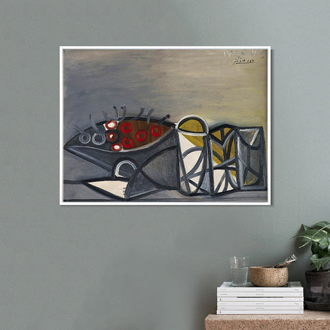 INVIN ART Framed Canvas Giclee Print Art Series#44 by Pablo Picasso Wall Art Living Room Home Office Decorations