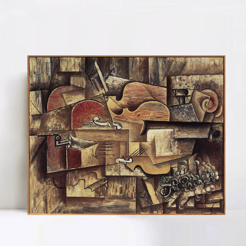 INVIN ART Framed Canvas Giclee Print Art Series#45 by Pablo Picasso Wall Art Living Room Home Office Decorations