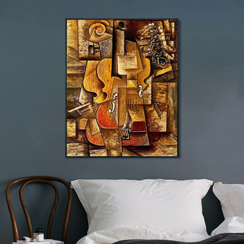 INVIN ART Framed Canvas Giclee Print Art 1904 Celestina by Pablo Picasso Wall Art Living Room Home Office Decorations