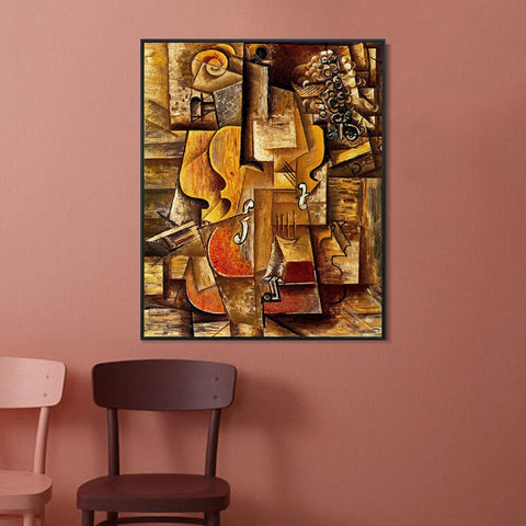 INVIN ART Framed Canvas Giclee Print Art 1904 Celestina by Pablo Picasso Wall Art Living Room Home Office Decorations