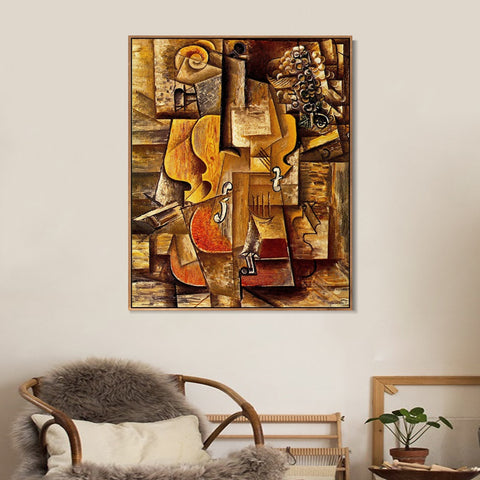 INVIN ART Framed Canvas Giclee Print Art 1904 Celestina by Pablo Picasso Wall Art Living Room Home Office Decorations