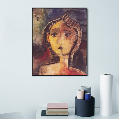 INVIN ART Framed Canvas Giclee Print Art 1926 Buste de femme by Pablo Picasso Wall Art Living Room Home Office Decorations