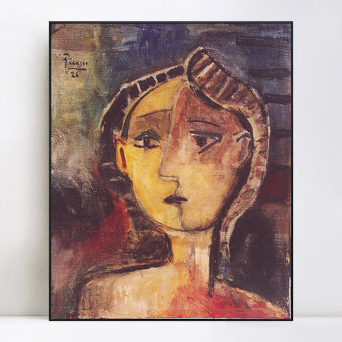 INVIN ART Framed Canvas Giclee Print Art 1926 Buste de femme by Pablo Picasso Wall Art Living Room Home Office Decorations