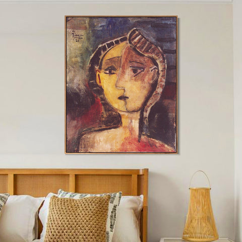 INVIN ART Framed Canvas Giclee Print Art 1926 Buste de femme by Pablo Picasso Wall Art Living Room Home Office Decorations