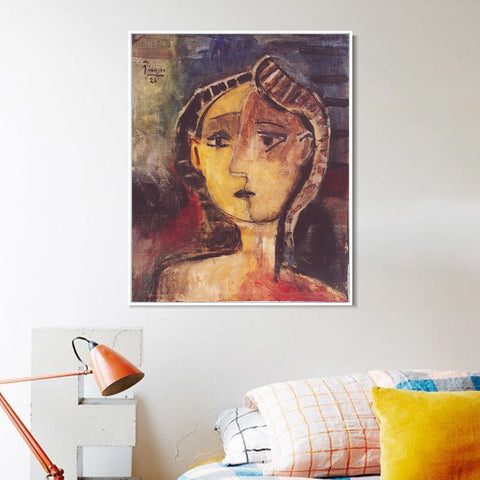 INVIN ART Framed Canvas Giclee Print Art 1926 Buste de femme by Pablo Picasso Wall Art Living Room Home Office Decorations