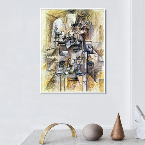 INVIN ART Framed Canvas Giclee Print Art Series#65 by Pablo Picasso Wall Art Living Room Home Office Decorations