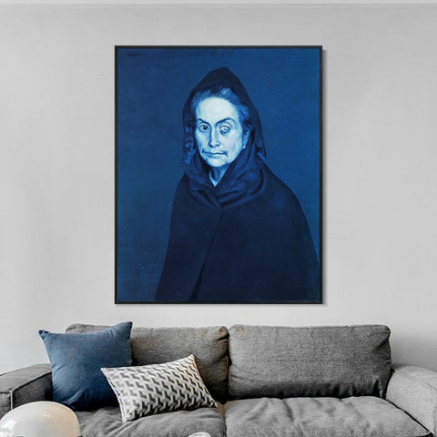 INVIN ART Framed Canvas Giclee Print Art 1904 Celestina by Pablo Picasso Wall Art Living Room Home Office Decorations