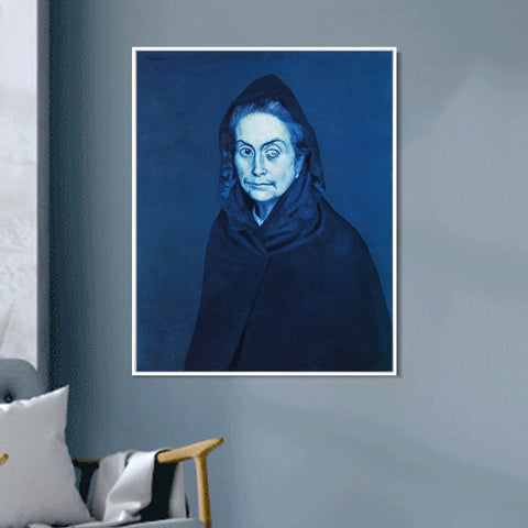 INVIN ART Framed Canvas Giclee Print Art 1904 Celestina by Pablo Picasso Wall Art Living Room Home Office Decorations