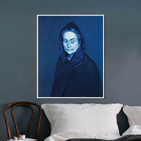 INVIN ART Framed Canvas Giclee Print Art 1904 Celestina by Pablo Picasso Wall Art Living Room Home Office Decorations
