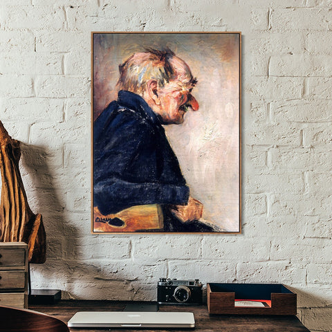 INVIN ART Framed Canvas Giclee Print Art 1901 Portrait d'homme by Pablo Picasso Wall Art Living Room Home Office Decorations