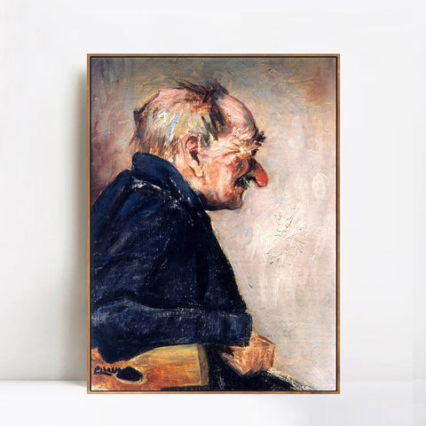 INVIN ART Framed Canvas Giclee Print Art 1901 Portrait d'homme by Pablo Picasso Wall Art Living Room Home Office Decorations