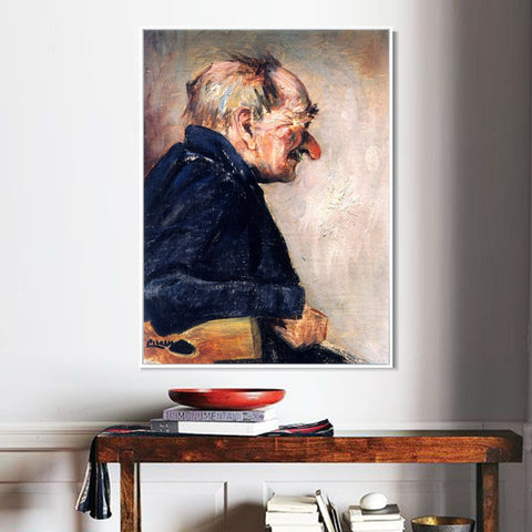 INVIN ART Framed Canvas Giclee Print Art 1901 Portrait d'homme by Pablo Picasso Wall Art Living Room Home Office Decorations