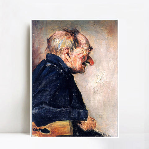 INVIN ART Framed Canvas Giclee Print Art 1901 Portrait d'homme by Pablo Picasso Wall Art Living Room Home Office Decorations