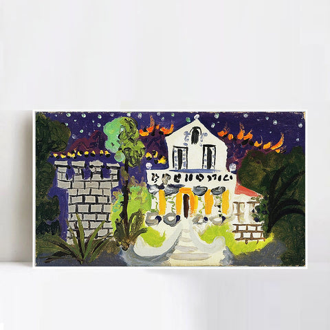 INVIN ART Framed Canvas Giclee Print Art Series#95 by Pablo Picasso Wall Art Living Room Home Office Decorations