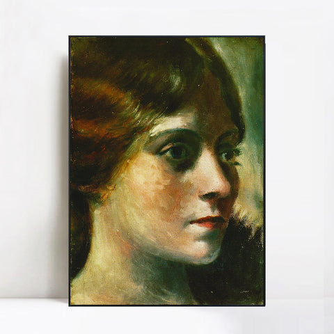 INVIN ART Framed Canvas Giclee Print Art 1917-Portrait-d'Olga1 by Pablo Picasso Wall Art Living Room Home Office Decorations
