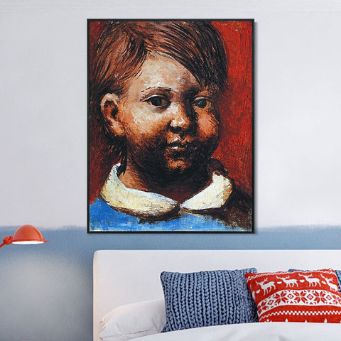 INVIN ART Framed Canvas Giclee Print Art 1923 Paulo by Pablo Picasso Wall Art Living Room Home Office Decorations