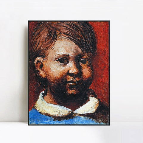 INVIN ART Framed Canvas Giclee Print Art 1923 Paulo by Pablo Picasso Wall Art Living Room Home Office Decorations