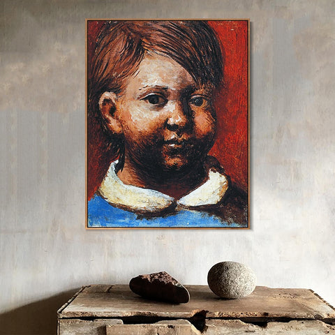 INVIN ART Framed Canvas Giclee Print Art 1923 Paulo by Pablo Picasso Wall Art Living Room Home Office Decorations