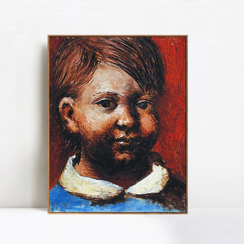 INVIN ART Framed Canvas Giclee Print Art 1923 Paulo by Pablo Picasso Wall Art Living Room Home Office Decorations