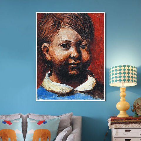 INVIN ART Framed Canvas Giclee Print Art 1923 Paulo by Pablo Picasso Wall Art Living Room Home Office Decorations