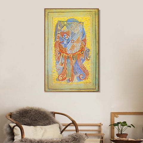 INVIN ART Framed Canvas Giclee Print Art 1922 Table,objet by Pablo Picasso Wall Art Living Room Home Office Decorations