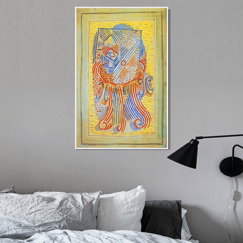 INVIN ART Framed Canvas Giclee Print Art 1922 Table,objet by Pablo Picasso Wall Art Living Room Home Office Decorations