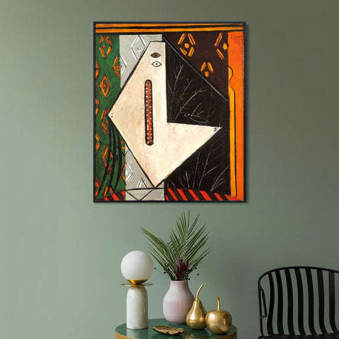 INVIN ART Framed Canvas Giclee Print Art 1929 Woman and child by Pablo Picasso Wall Art Living Room Home Office Decorations