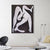 INVIN ART Framed Canvas Giclee Print Art 1930 Femme acrobate by Pablo Picasso Wall Art Living Room Home Office Decorations