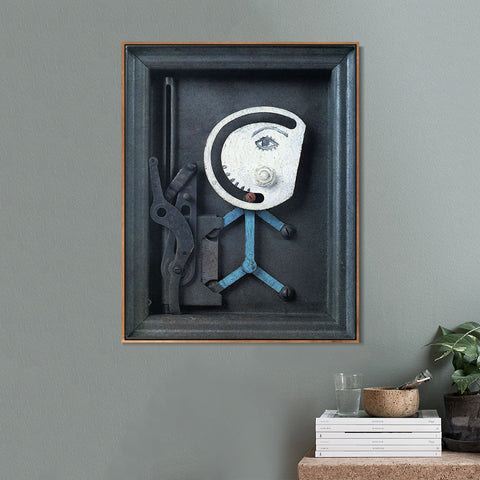 INVIN ART Framed Canvas Giclee Print Art 1935 Personnage serrure by Pablo Picasso Wall Art Living Room Home Office Decorations