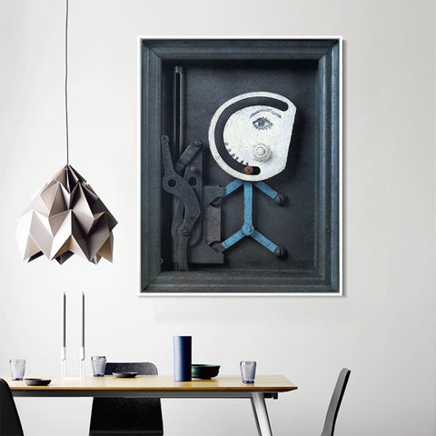 INVIN ART Framed Canvas Giclee Print Art 1935 Personnage serrure by Pablo Picasso Wall Art Living Room Home Office Decorations