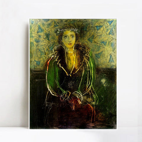INVIN ART Framed Canvas Giclee Print Art 1937 Portrait de Dora Maar1 by Pablo Picasso Wall Art Living Room Home Office Decorations