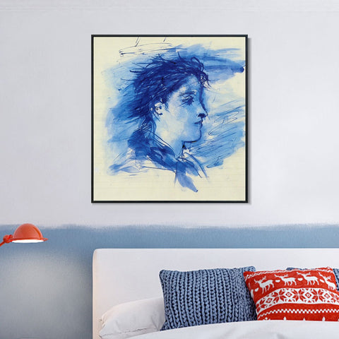 INVIN ART Framed Canvas Giclee Print Art 1936 Portrait de Dora Maar by Pablo Picasso Wall Art Living Room Home Office Decorations