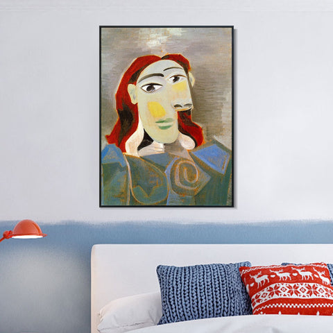 INVIN ART Framed Canvas Giclee Print Art 1939 Buste de femme 1 by Pablo Picasso Wall Art Living Room Home Office Decorations