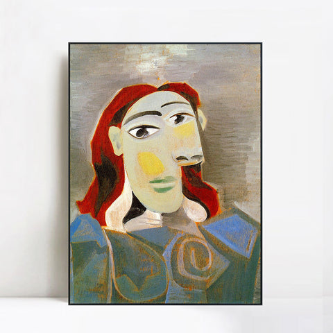 INVIN ART Framed Canvas Giclee Print Art 1939 Buste de femme 1 by Pablo Picasso Wall Art Living Room Home Office Decorations