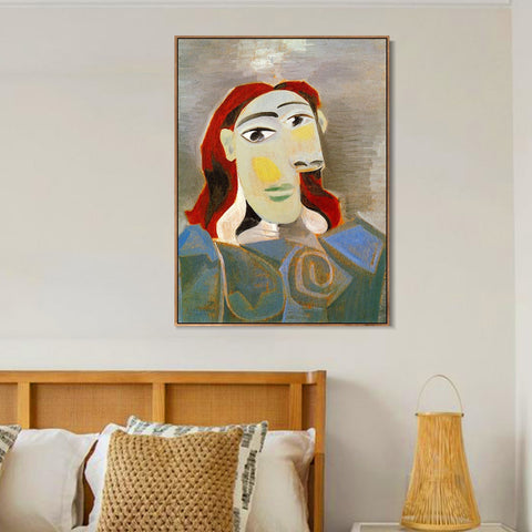 INVIN ART Framed Canvas Giclee Print Art 1939 Buste de femme 1 by Pablo Picasso Wall Art Living Room Home Office Decorations