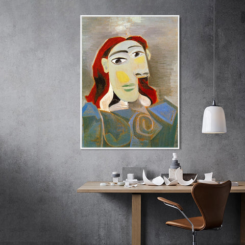 INVIN ART Framed Canvas Giclee Print Art 1939 Buste de femme 1 by Pablo Picasso Wall Art Living Room Home Office Decorations