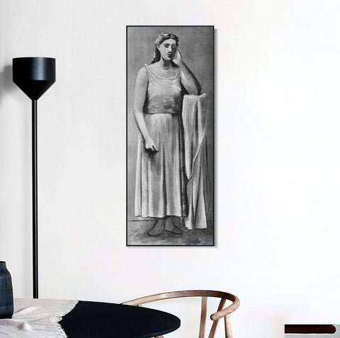 INVIN ART Framed Canvas Giclee Print Art 1924 La Grecque by Pablo Picasso Wall Art Living Room Home Office Decorations