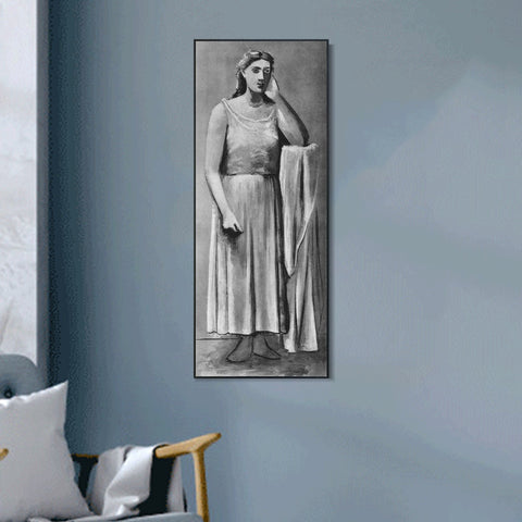 INVIN ART Framed Canvas Giclee Print Art 1924 La Grecque by Pablo Picasso Wall Art Living Room Home Office Decorations