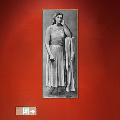 INVIN ART Framed Canvas Giclee Print Art 1924 La Grecque by Pablo Picasso Wall Art Living Room Home Office Decorations