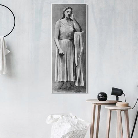 INVIN ART Framed Canvas Giclee Print Art 1924 La Grecque by Pablo Picasso Wall Art Living Room Home Office Decorations