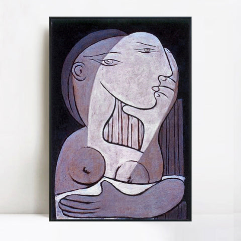 INVIN ART Framed Canvas Giclee Print Art 1932 Buste de femme by Pablo Picasso Wall Art Living Room Home Office Decorations