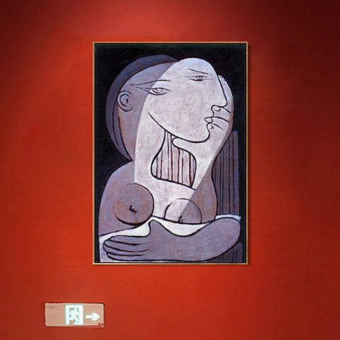INVIN ART Framed Canvas Giclee Print Art 1932 Buste de femme by Pablo Picasso Wall Art Living Room Home Office Decorations