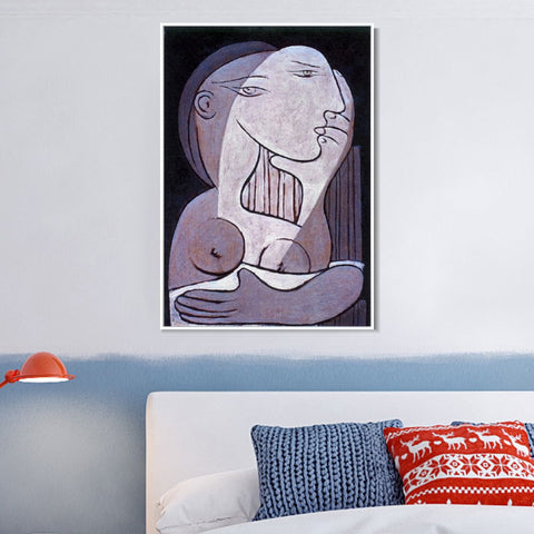 INVIN ART Framed Canvas Giclee Print Art 1932 Buste de femme by Pablo Picasso Wall Art Living Room Home Office Decorations