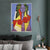 INVIN ART Framed Canvas Giclee Print Art 1946 Femme dans un fauteuil (Francoise GIlot) by Pablo Picasso Wall Art Living Room Home Office Decorations