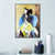 INVIN ART Framed Canvas Giclee Print Art 1962 Femme assise dans un fauteuil bleu by Pablo Picasso Wall Art Living Room Home Office Decorations