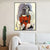 INVIN ART Framed Canvas Giclee Print Art 1960 Femme assise de face, en brun, au fauteuil d'osier by Pablo Picasso Wall Art Living Room Home Office Decorations