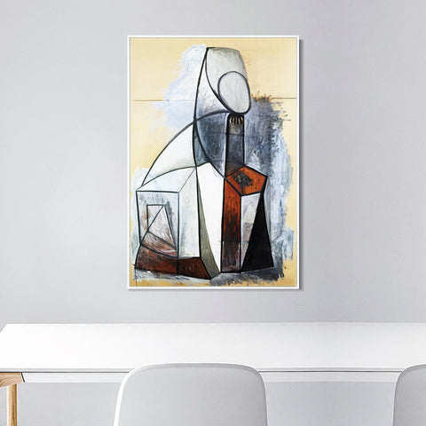 INVIN ART Framed Canvas Giclee Print Art 1946 Composition by Pablo Picasso Wall Art Living Room Home Office Decorations